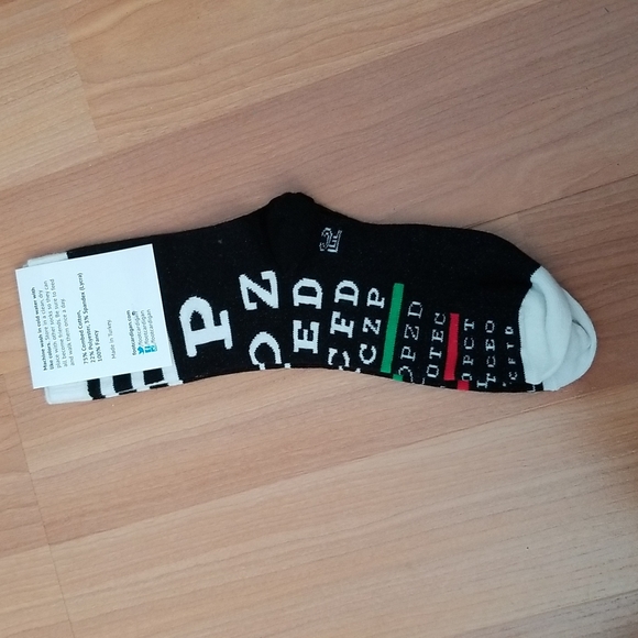 Foot Cardigan Accessories Eye Chart Socks By Foot Cardigan Poshmark